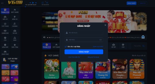 đăng nhập V6bet